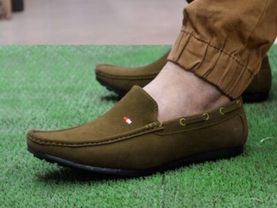 Green Loafers Men