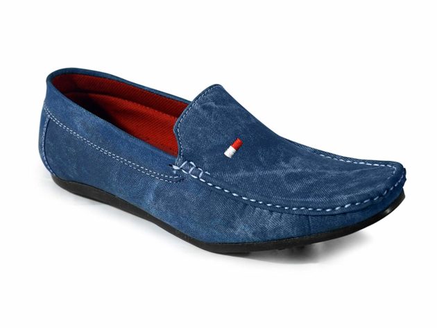 Blue Denim Loafers For Men | Funky And Stylish ब्लू लोफ़र | Feetway