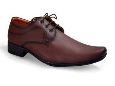 Lace Up Brown Formal Shoes