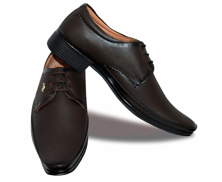 Brown Lace Up Formal Shoes For Men | Leather Formal Shoes | Feetway