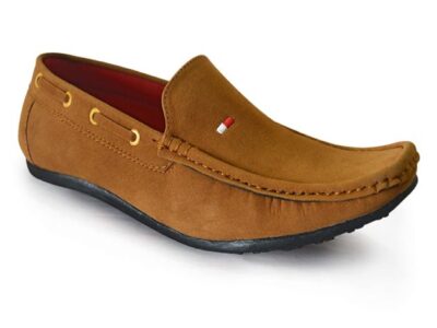 Tan Loafers For Men suede leather