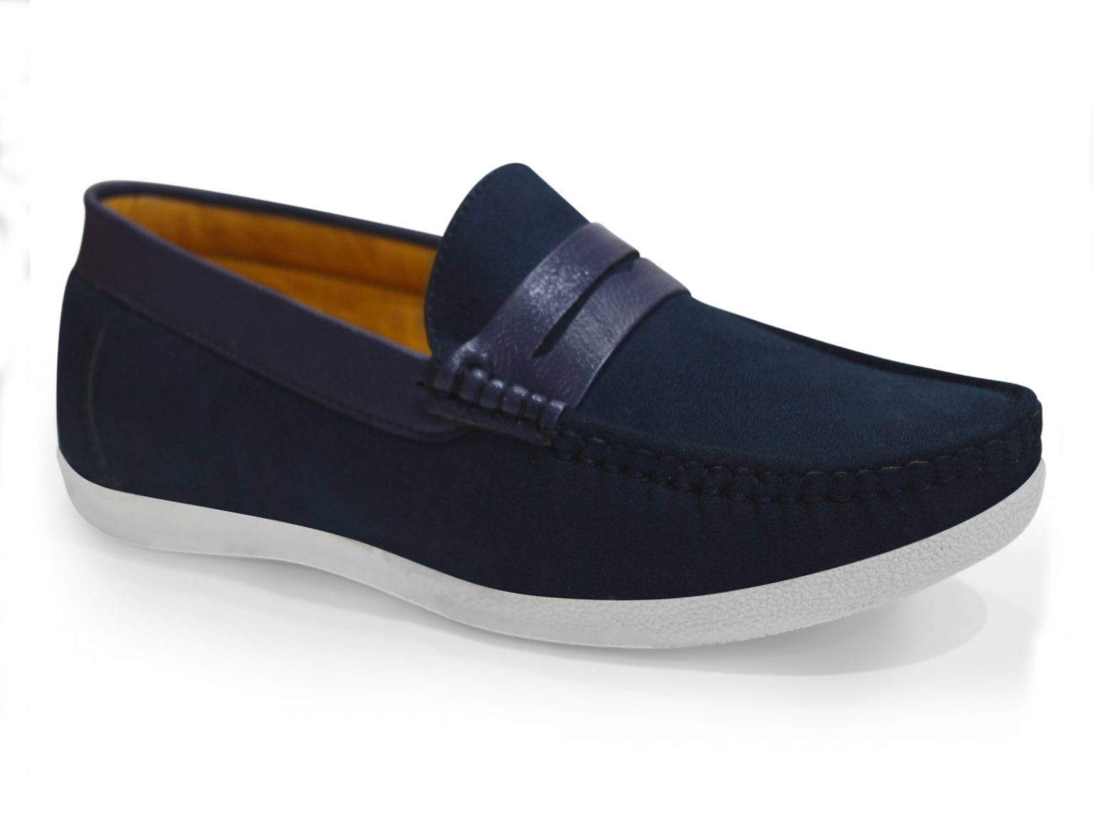 Soft Cushion Loafers Blue | Most Comfortable | Without Lace Casual