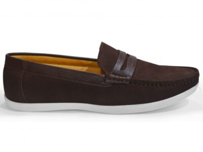flat white sole coffee loafers