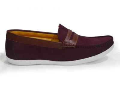maroon loafers