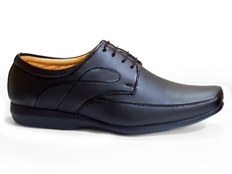 With Lace Formal Shoes Black Shoes For Men | Lace Up Flat Office