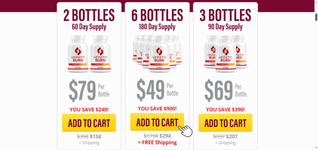 Hepato Burn Price